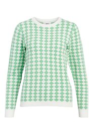 OBJECT Pullover 'Ray'  verde / bianco