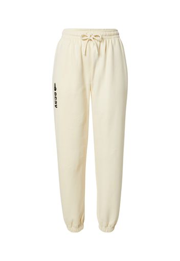 Ocay Pantaloni 'Cuff'  crema / nero