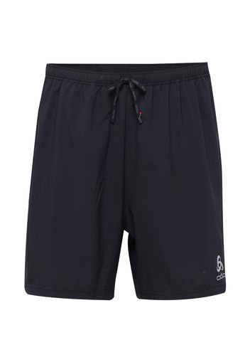 ODLO Pantaloni sportivi  grigio / nero