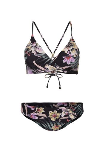 O'NEILL Bikini 'Baay'  nero / cachi / giallo chiaro / colori misti