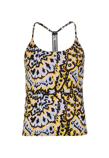 O'NEILL Tankini sportivo  arancione pastello / nero / blu chiaro / giallo