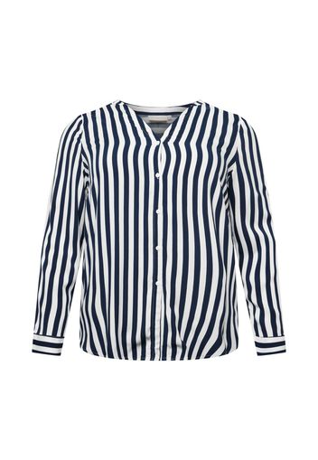 ONLY Carmakoma Camicia da donna 'SWEET'  bianco / navy