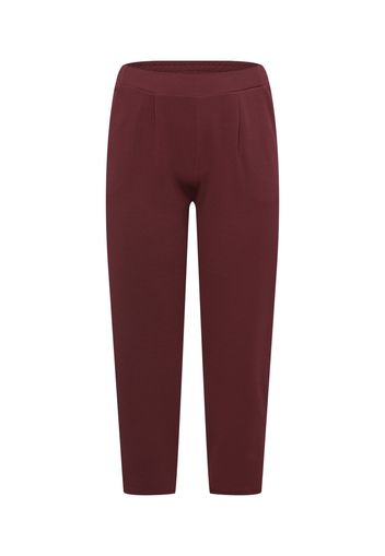 ONLY Carmakoma Pantaloni con pieghe 'Betty'  rosso vino