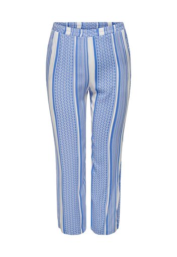 ONLY Carmakoma Pantaloni 'Marrakesh'  blu / bianco