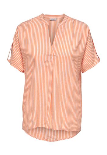 ONLY Carmakoma Camicia da donna  arancione / salmone / bianco