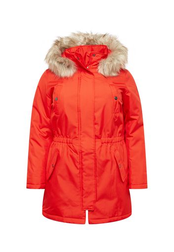 ONLY Carmakoma Parka invernale 'IRENA'  rosso arancione / marrone chiaro