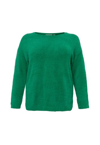 ONLY Carmakoma Pullover 'PIUMO'  verde erba