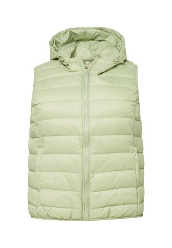 ONLY Carmakoma Gilet 'NEW TAHOE'  verde pastello