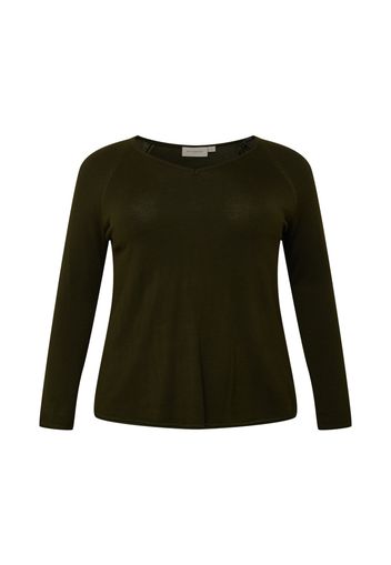 ONLY Carmakoma Pullover  verde scuro