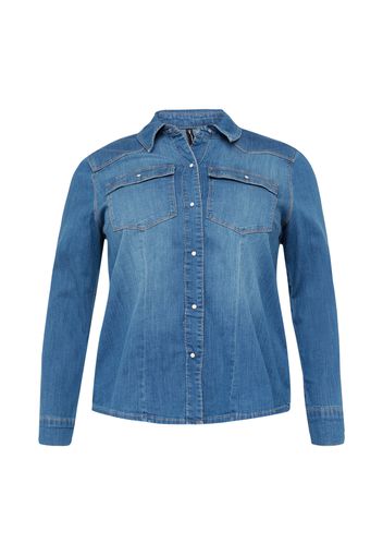 ONLY Carmakoma Camicia da donna 'Nanna'  blu denim