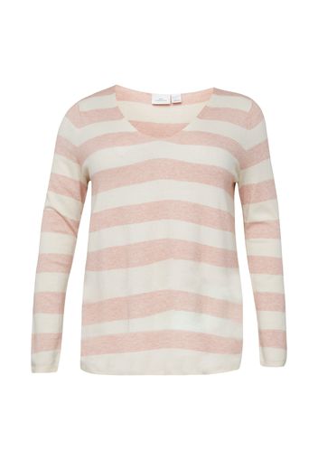 ONLY Carmakoma Pullover 'MELINNA'  beige / rosa antico