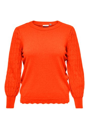 ONLY Carmakoma Pullover 'MOLLY'  arancione neon