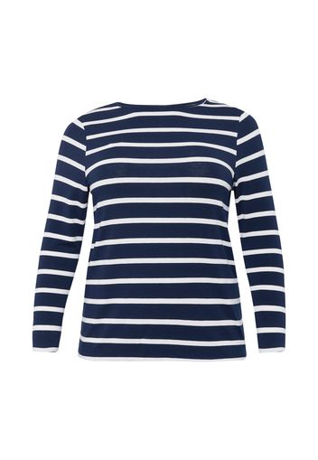 ONLY Carmakoma Maglietta 'CARELKE'  navy / bianco