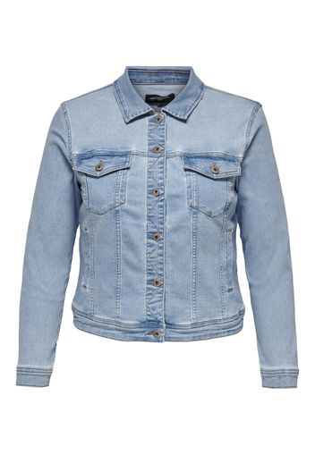 ONLY Carmakoma Giacca di mezza stagione 'Lock'  blu denim