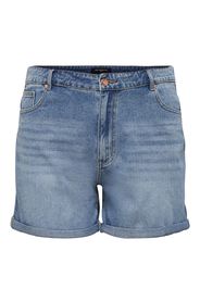 ONLY Carmakoma Jeans 'CARHINE REG SHORTS'  blu