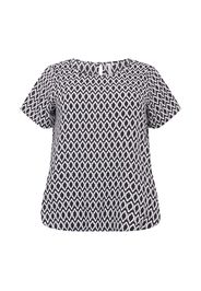 ONLY Carmakoma Camicia da donna 'Vica'  nero / bianco