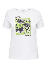 ONLY Carmakoma Maglietta  verde chiaro / nero / argento / bianco
