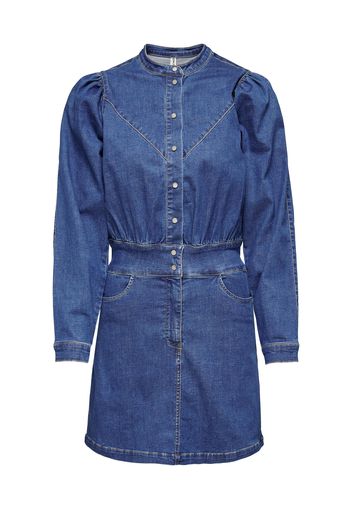 Only Petite Abito camicia 'Ventura'  blu denim