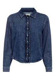 Only Petite Camicia da donna 'Annabel'  blu denim