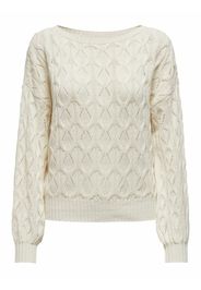 Only Petite Pullover  bianco naturale