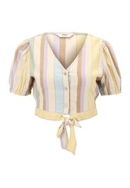 Only Petite Camicia da donna 'TINE'  beige / blu pastello / greige / lilla pastello