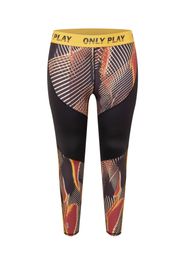 Only Play Curvy Pantaloni sportivi 'Marlin'  giallo / antracite / arancione scuro / nero