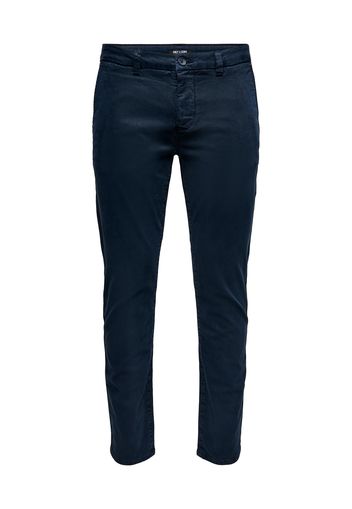 Only & Sons Pantaloni chino 'Pete'  navy