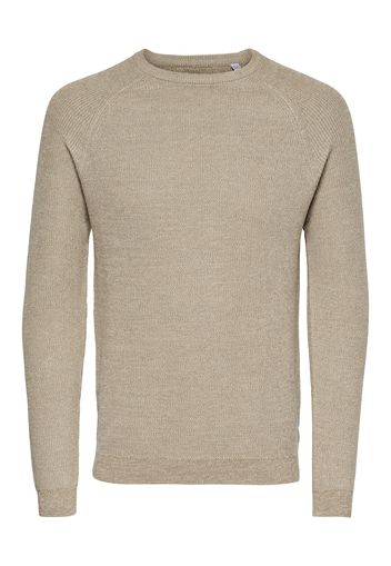 Only & Sons Pullover 'Dennis'  marrone chiaro