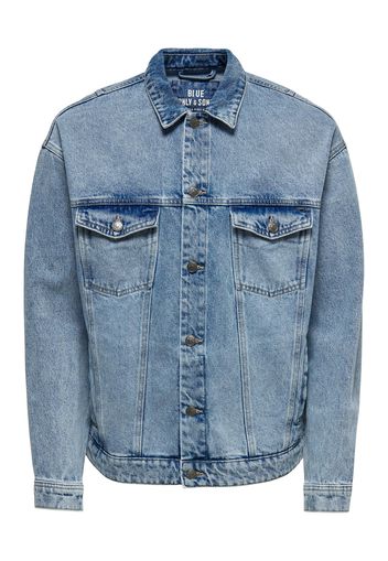 Only & Sons Giacca di mezza stagione 'RICK'  blu denim