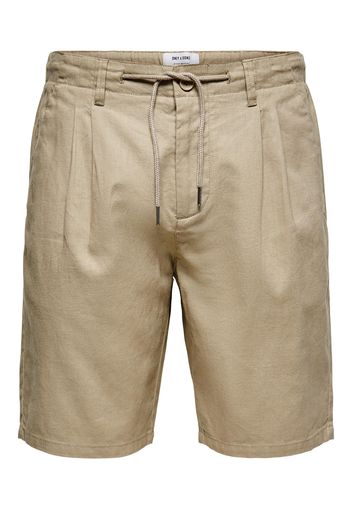 Only & Sons Pantaloni con pieghe 'Leo'  beige