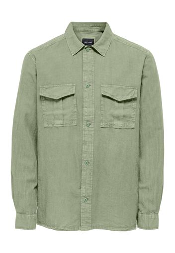 Only & Sons Camicia 'CAIDEN'  verde