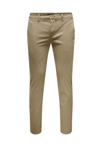 Only & Sons Pantaloni chino 'Pete'  beige scuro