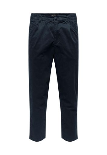 Only & Sons Pantaloni con pieghe 'CAM'  blu notte