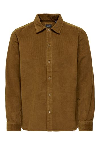 Only & Sons Camicia 'BRAN'  marrone