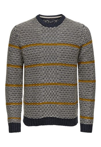 Only & Sons Pullover 'EAMON'  ruggine / nero