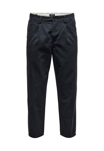 Only & Sons Pantaloni con pieghe 'DEW'  blu notte