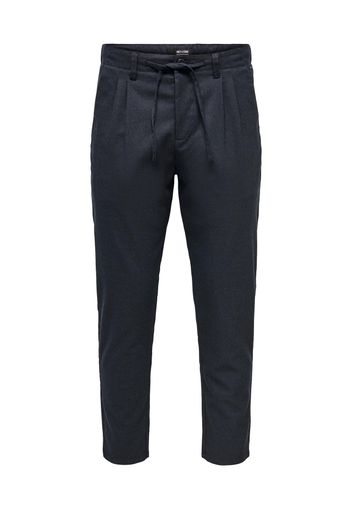 Only & Sons Pantaloni con pieghe 'LEO'  blu notte