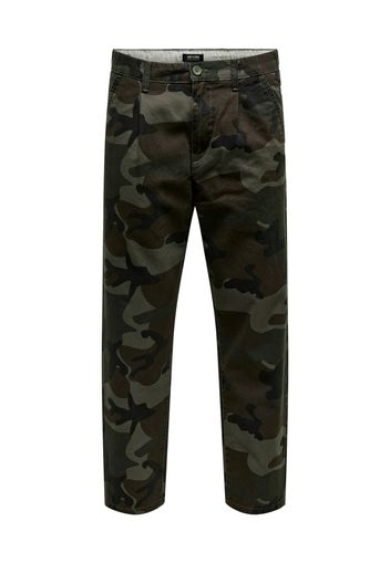 Only & Sons Pantaloni cargo 'DEW'  verde / oliva