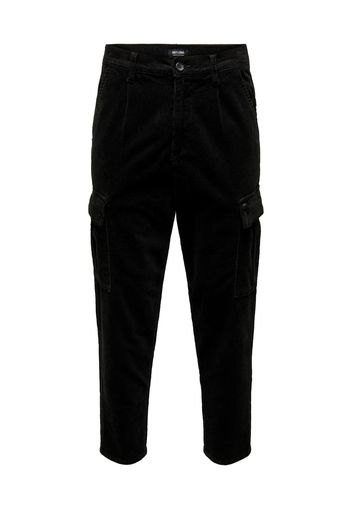 Only & Sons Pantaloni cargo 'DEW'  nero