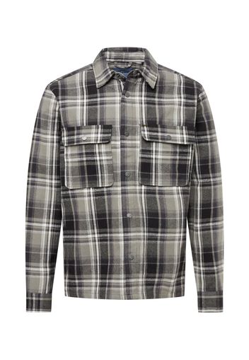 Only & Sons Camicia 'JOSH'  grigio / grigio scuro / bianco