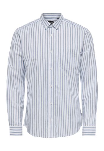 Only & Sons Camicia 'ALVARO'  blu notte / bianco