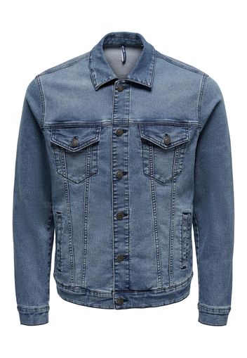 Only & Sons Giacca di mezza stagione 'COIN'  blu denim