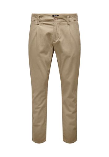 Only & Sons Pantaloni chino 'CAM'  beige scuro