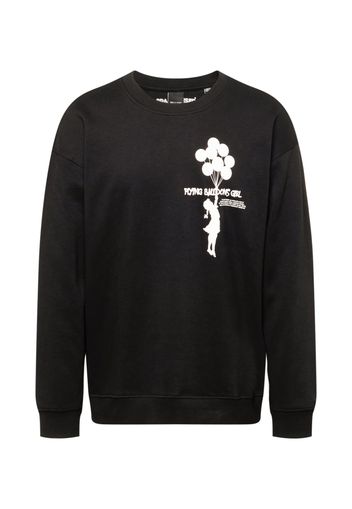 Only & Sons Felpa 'BANKSY'  nero / bianco