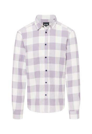 Only & Sons Camicia 'GUDMUND'  sambuco / offwhite