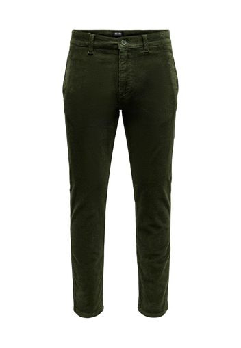 Only & Sons Pantaloni  verde scuro