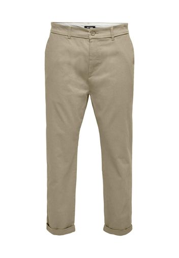 Only & Sons Pantaloni chino 'Kent'  beige scuro