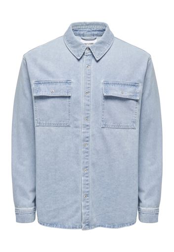 Only & Sons Camicia 'BILL'  blu denim