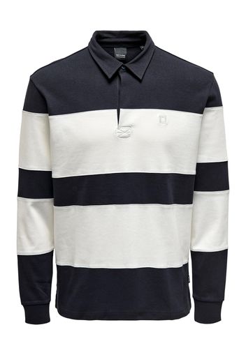 Only & Sons Maglietta 'HANK'  navy / bianco