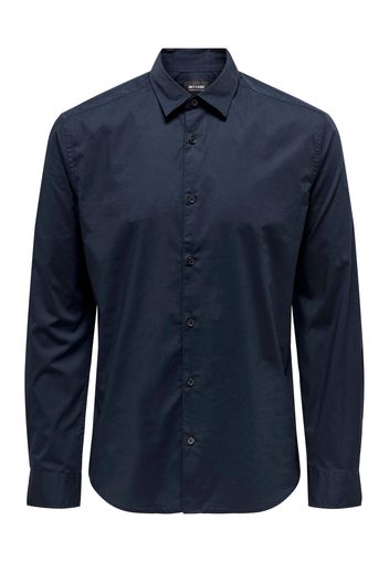 Only & Sons Camicia 'ANDY'  navy